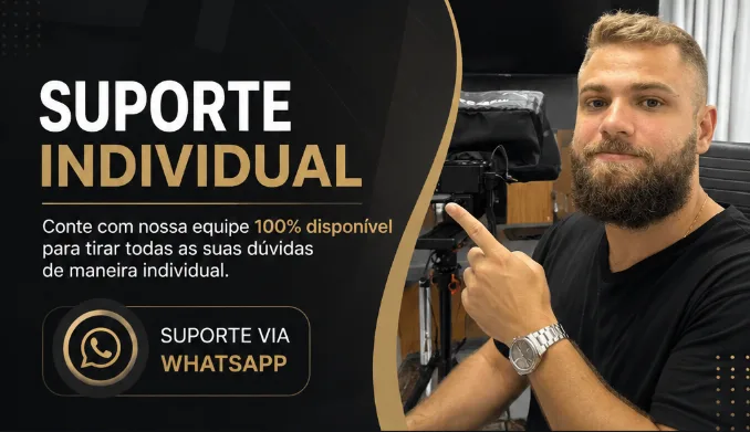 Suporte individual no seu WhatsApp